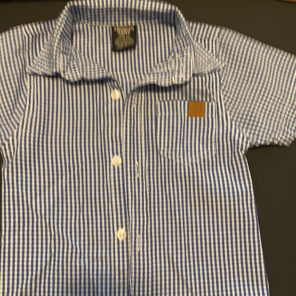 American Hawk checkered button down